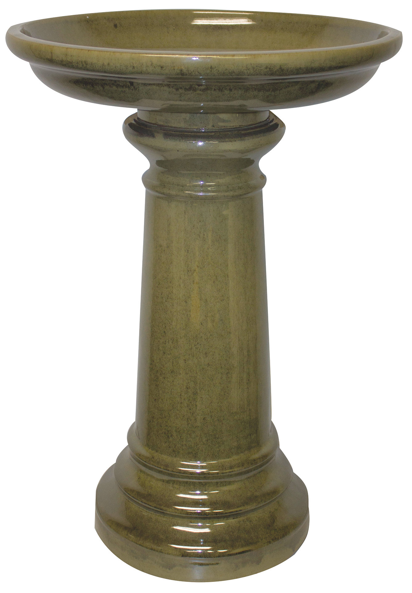 Alcott Hill® Nolanville Sun Pottery Classic Birdbath & Reviews | Birch Lane