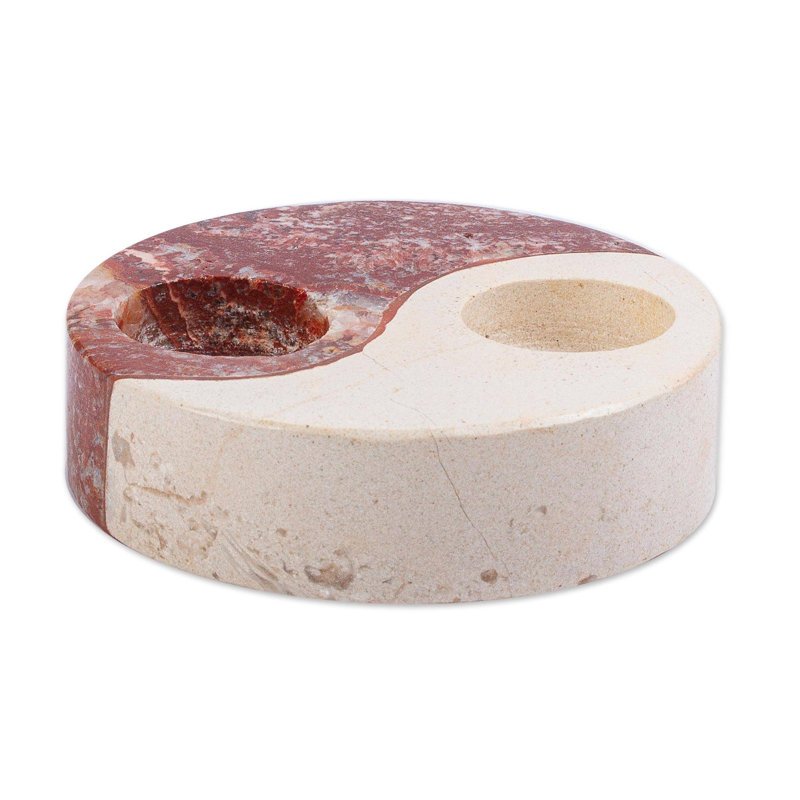 1.6'' H Stone Tabletop Tealight Holder