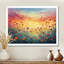 Coucher de soleil fleurs sauvages dans la nature I - Art mural fleurs sauvages-2090221233-2090221240-2090221190