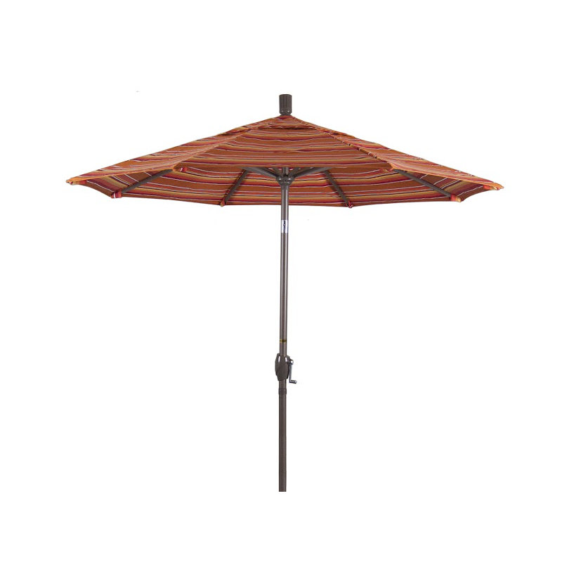 Parasol sunbrella de marché 7,5' Wallach, Sunbrella® mangue rayé Dolce