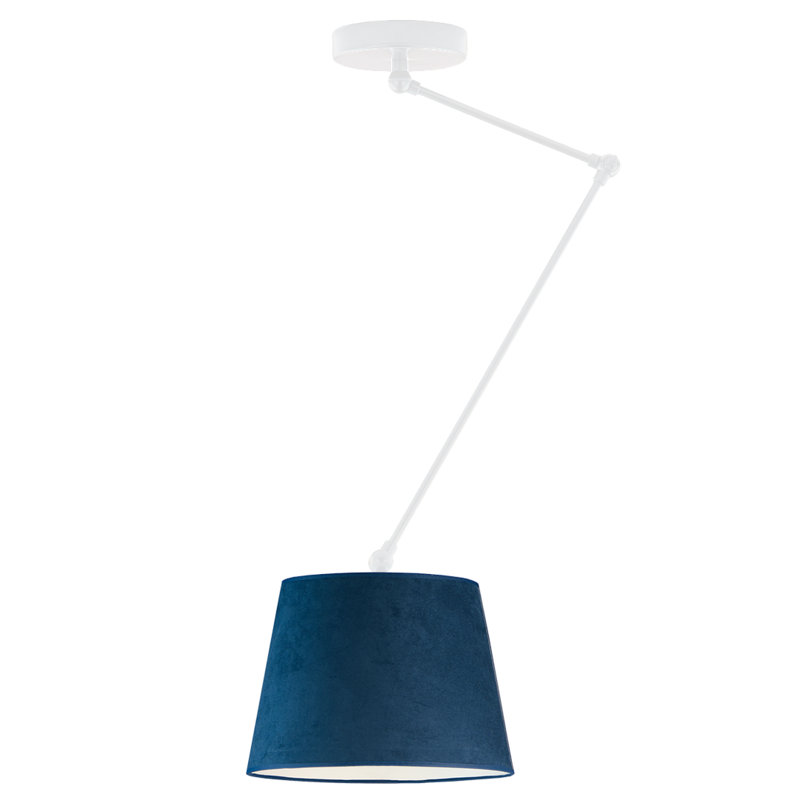 Billat 1 - Light Single Chandelier, Matte Black, Grey;Gold