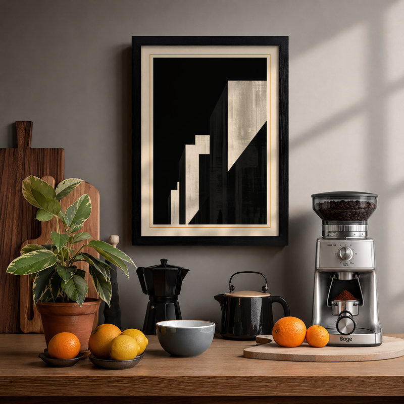 Urban Heights Industrial - Print, Black, A3 - 42.0 x 29.7 cm