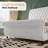 Tufted Wingback Velvet Platform Bed with Nailhead Trim, Curved Sleigh Designing, King Size-269358084