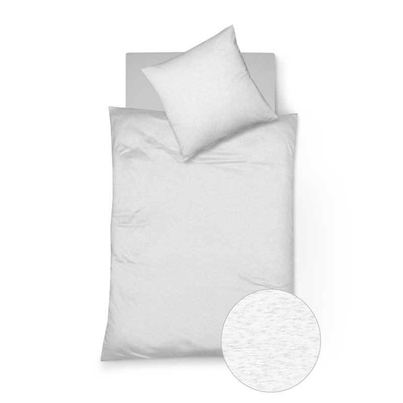 Topas Reversible 2 Piece Duvet Cover Set, Grey