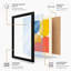 Chromatic Grid Mid-Century - Framed Print-814504632-814504633