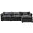 Oversized Sectional Sofa Cloud Couch for Living Room, Modern Chenille L Shaped Couch, Comfy Modular Sofa Sleeper with Moveable Ottoman & Memory Foam-2134163861