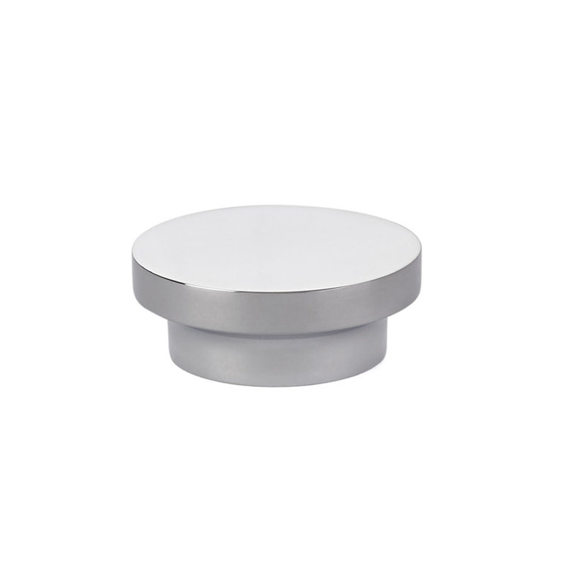 Urban Modern Oversized Mushroom Cabinet Knob, Polished Chrome