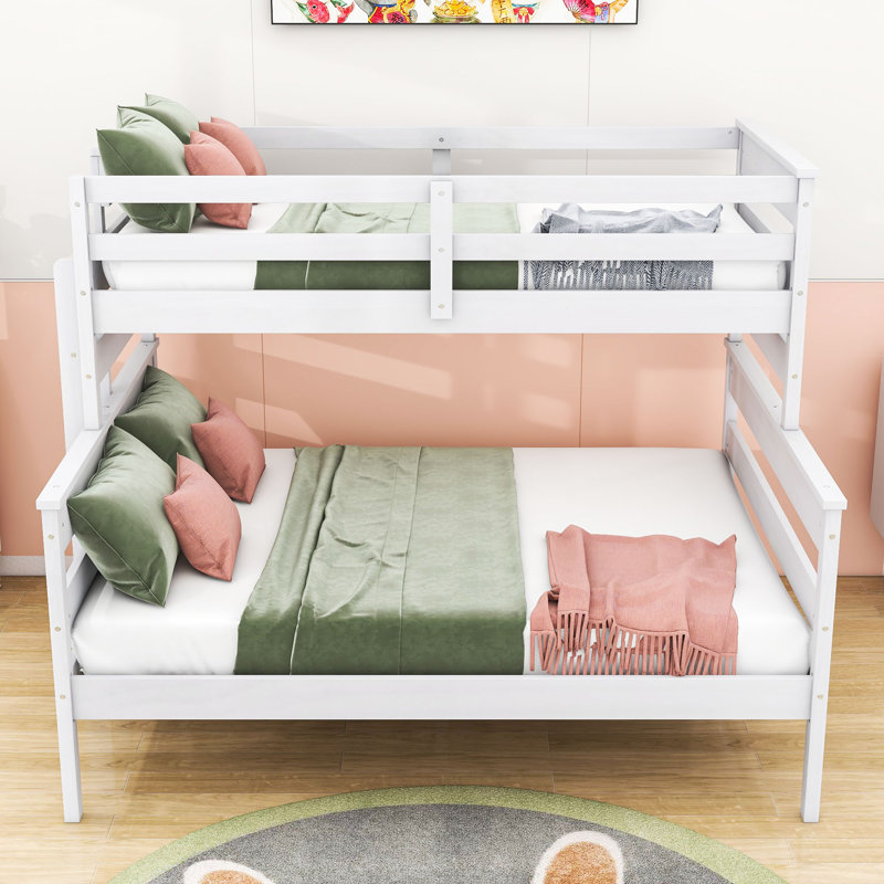 Lit superposé Jarie Kids, Simple TG sur grand, Blanc