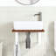Ashu 50 Solid Wood Material Single Double Bathroom Vanity Top No-821642485