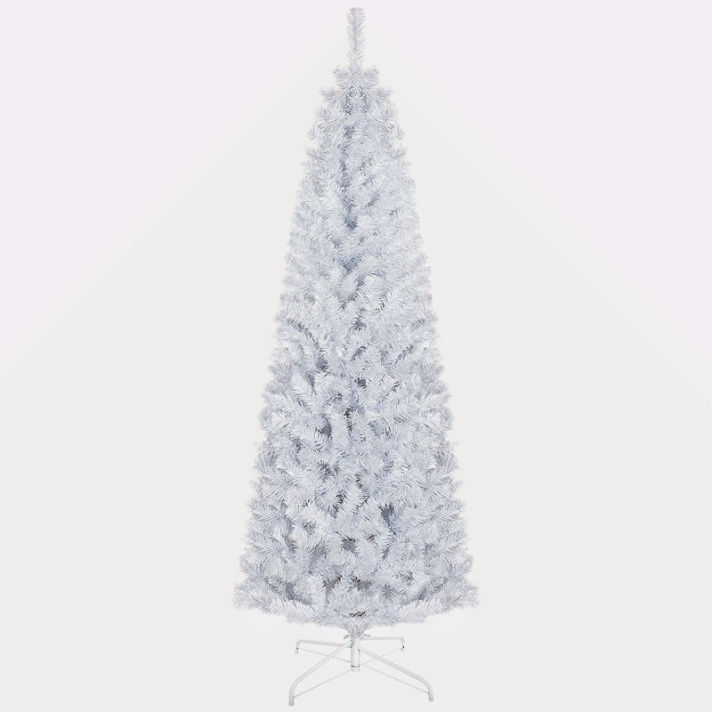 Arbre de Noël au crayon 6 pi, sapin de Noël artificiel non éclairé avec branches réalistes, arbre d'Halloween avec 618 pointes