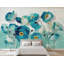 Papier peint amovible aquarelle turquoise-88381996