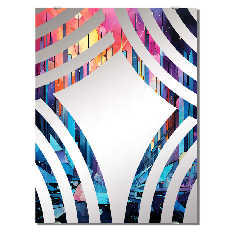 Edwardos - Miroir mural grand paysage urbain MIR135506, 40 po x 30 po