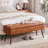 Honoka Faux Leather Upholstered Storage Bench-28665962