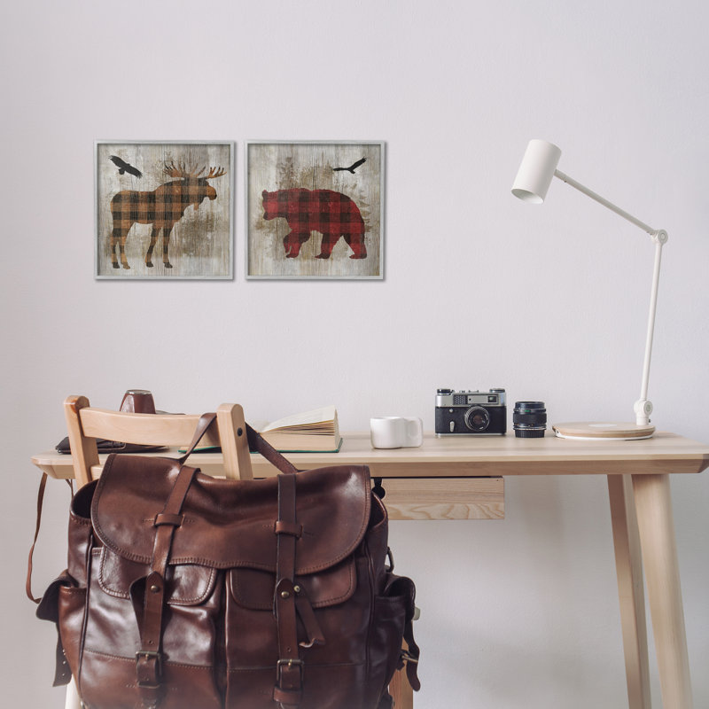 Woodland Creatures, Estampe numérique Farmhouse, H 12 po x l 24 po
