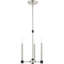 Lustre classique à 3 lumières de style bougie-45023823