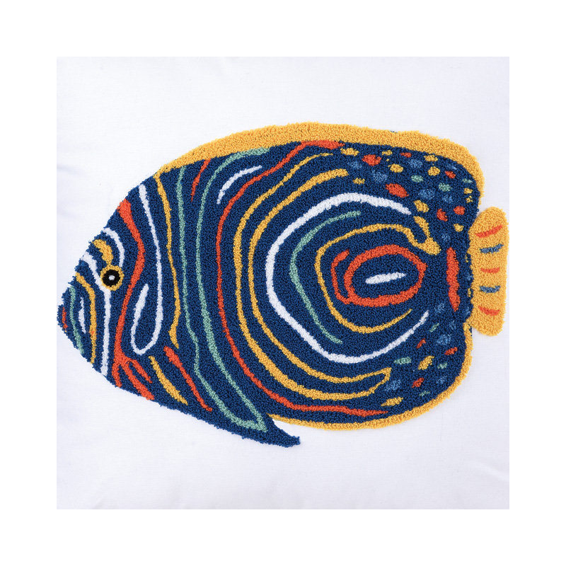 Angelfish Tropical Angelfish Throw Pillow
