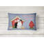 Coussin lombaire en toile unie intérieur/extérieur en toile pour chien sauvage-22333806