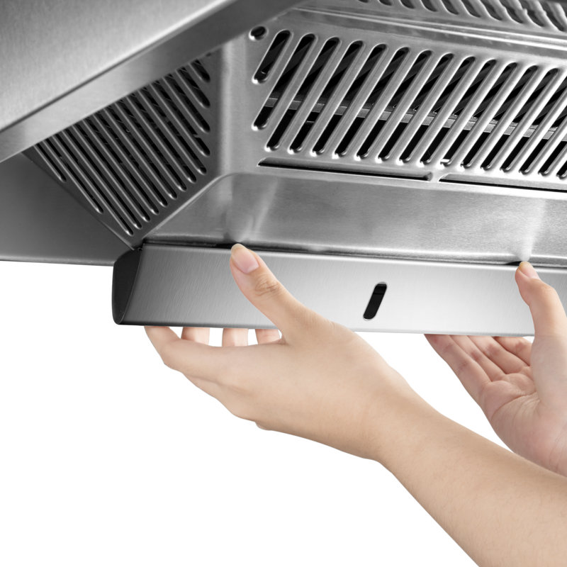 Hotte sous-armoire / murale ROBAM CleanAir 30 po - 1100 pi³ / min ， Supporte un fonctionnement sans conduit, une puissance impressionnante, 9 vitesses Slide Touch A831