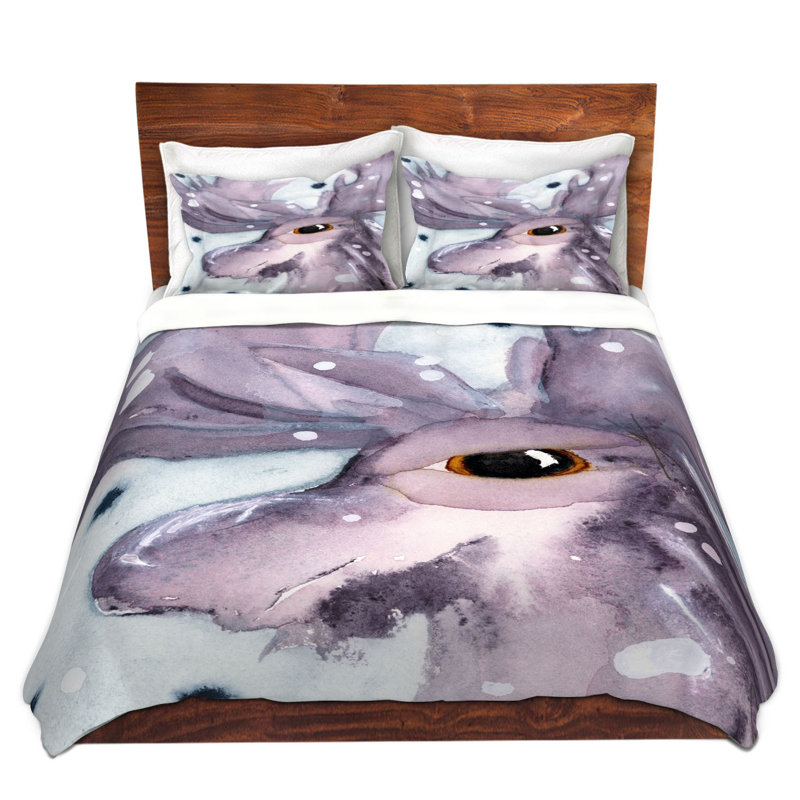 Ensemble de housse de couette en microfibre DiaNoche par Dawn Derman - Moose