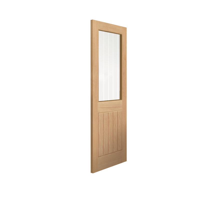 Montello Oak Internal Door Unfinished, 198.1cm H x 68.6cm W x 3.5cm D