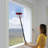 Water Fed Brush Cleaning System Aluminum Alloy Washing Tool for Window Glass and Solar Panel