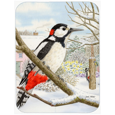 Planche à découper en verre à tacheté caroline de trésors Woodpecker