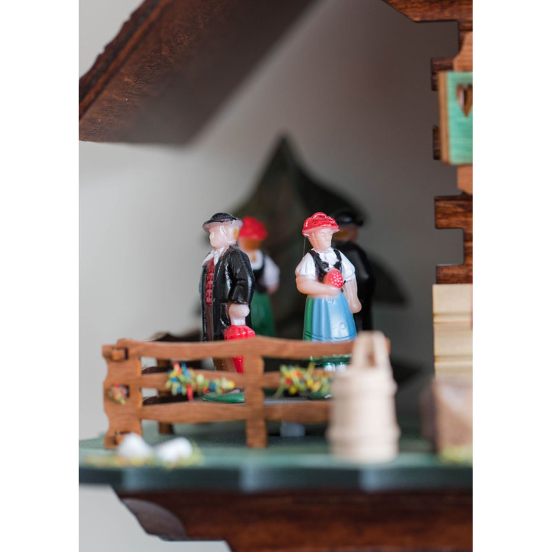 Solid + Manufactured Wood Cuckoo Wall Clock
