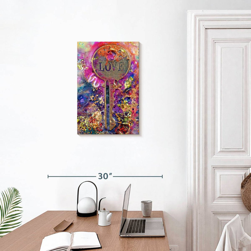 Hardie Key, 24" H x 16" W