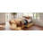 Queen Size Platform Bed Frame With 4 Storage Drawers And Footboard Storage Cubby, No Headboard, Modern Space-Saving Design-Natural-1659161603