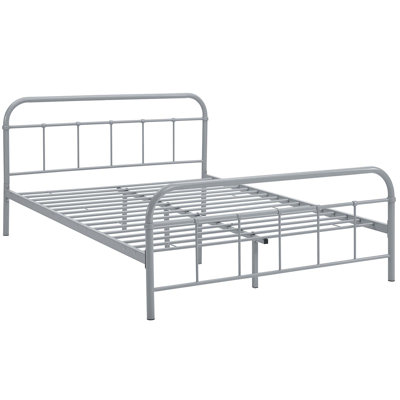 Modway Maisie Stainless Steel Bed Frame