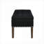  Banc de rangement en velours Onyx, siège de rangement dissimulé robuste-483075244
