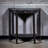 Black Finish Console Table