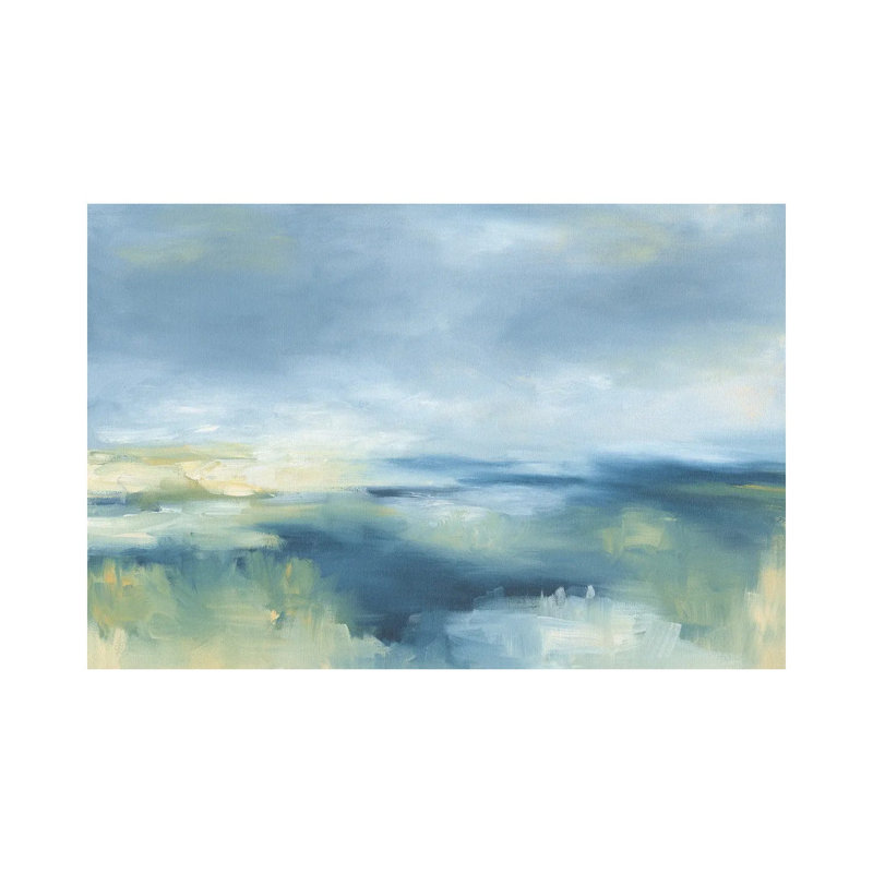 Coastal Blues - Estampe numérique sur toile tendue avec châssis
