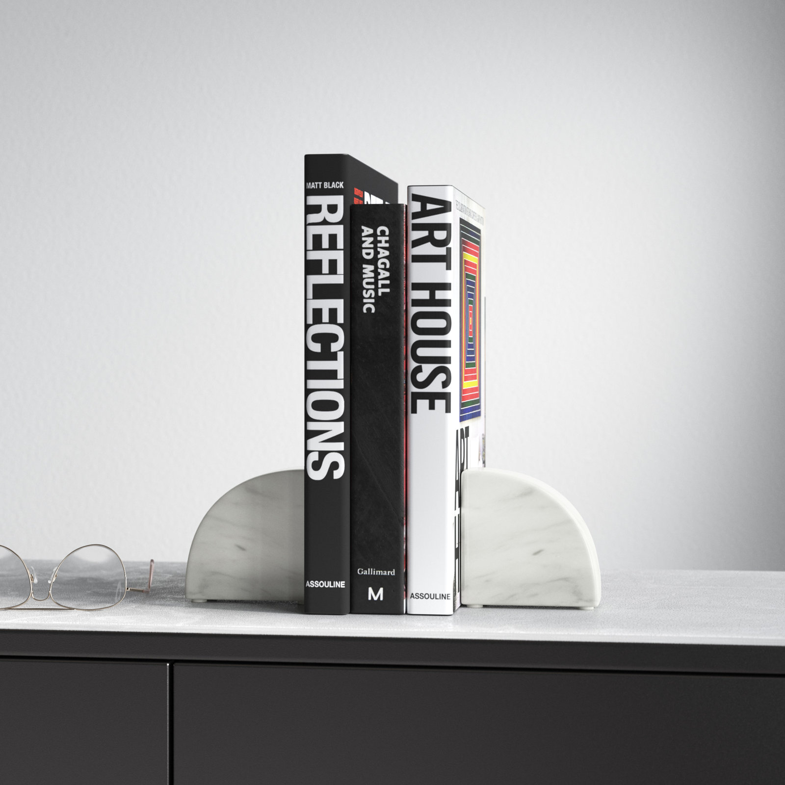 Matheson Marble Bookends