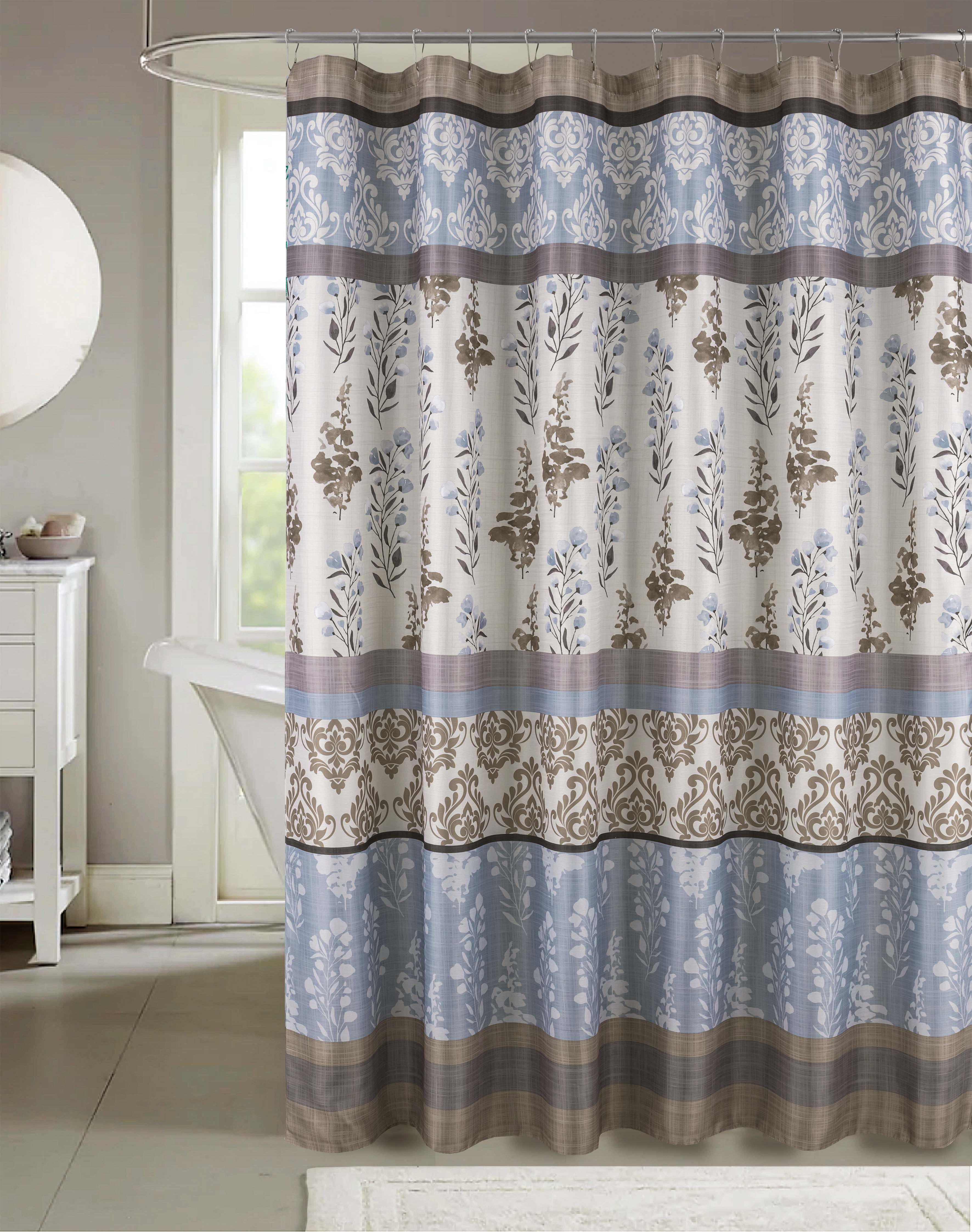 East Urban Home Ranson Damask Shower Curtain | Wayfair