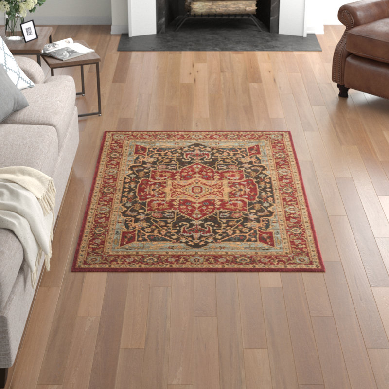 Beauchesne Oriental Hand Woven Area Rug, Rectangle 201 x 279 cm