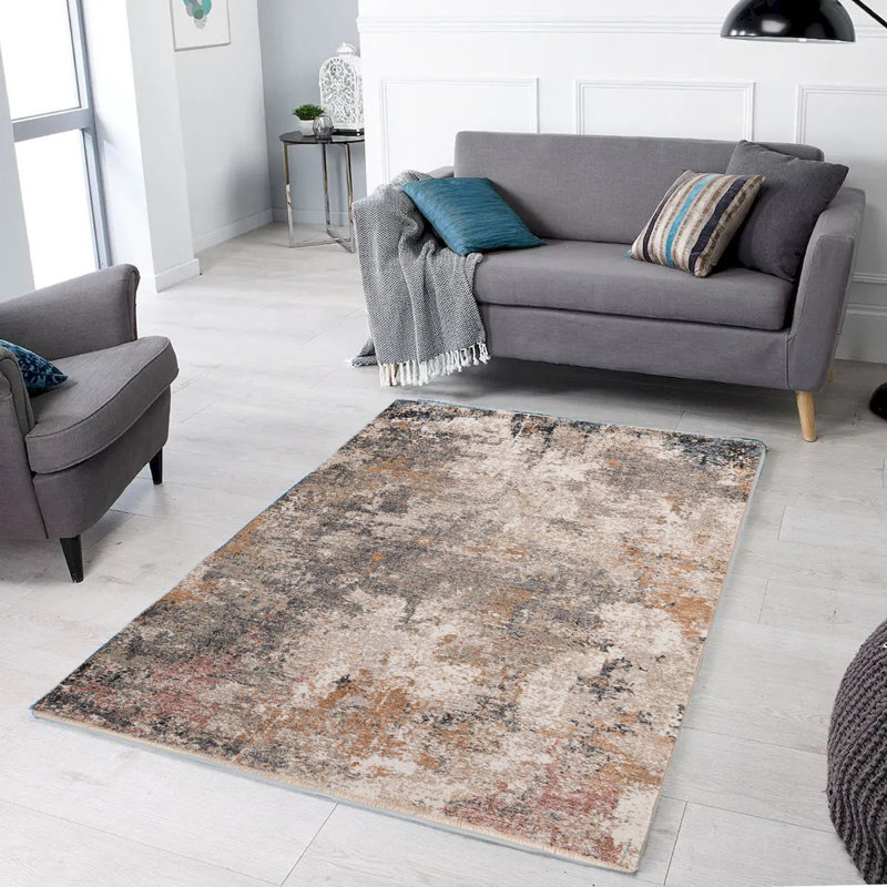 Tapis à motif Airla, Rectangle 5 pi 3 po x 7 pi 6 po