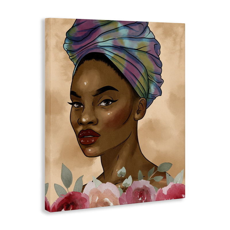 Art mural sur toile «Exhilarating Beauty», conception par Marcus Prime, H 20 po x l 16 po