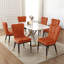 50cm H Tufted Velvet Upholstered Metal Upholstered Back Side Chair-471372713-502091318