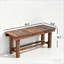 Banc moderne, banc de jardin, banc de patio, banc de véranda, sièges partagés pour deux