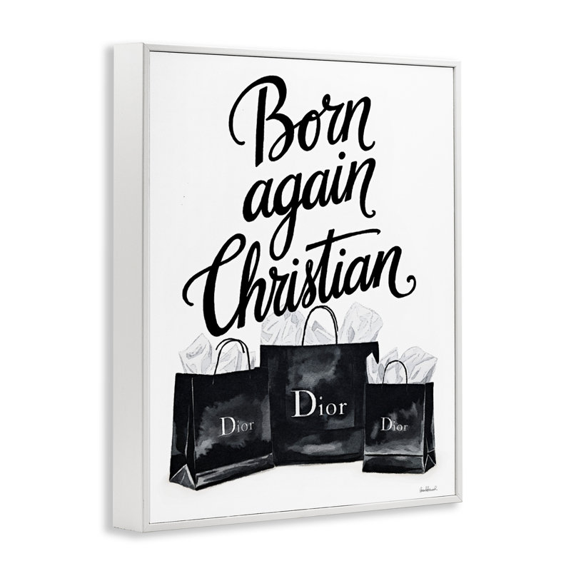Giclée encadrée, «Born Born Again» par Amanda Greenwood, H 20 po x l 16 po, Estampe numérique encadrée blanc bord de mer