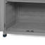Banc d'extérieur avec armoire de rangement en bois massif et plateau en métal-2096360440