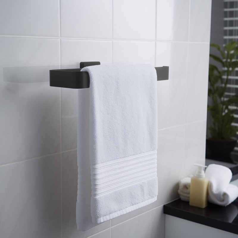 Ensemble de quincaillerie de salle de bain 4 pièces Blaze, Noir mat