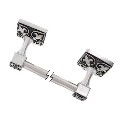 Fleur De Lis Wall Mounted Towel Bar
