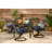 Keaney 4 - Person Patio Dining Set with Square Table , Cushions Included-28137833