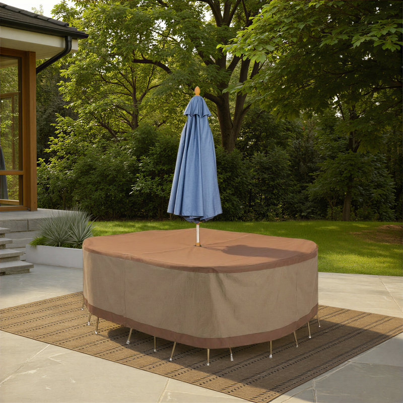 Outdoor Patio Dining Set Cover, 32" H x 110" W x 84" D