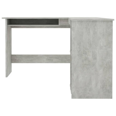 Corliss Corner Desk Computer Desk Study L-shaped Desk Table Engineered Wood