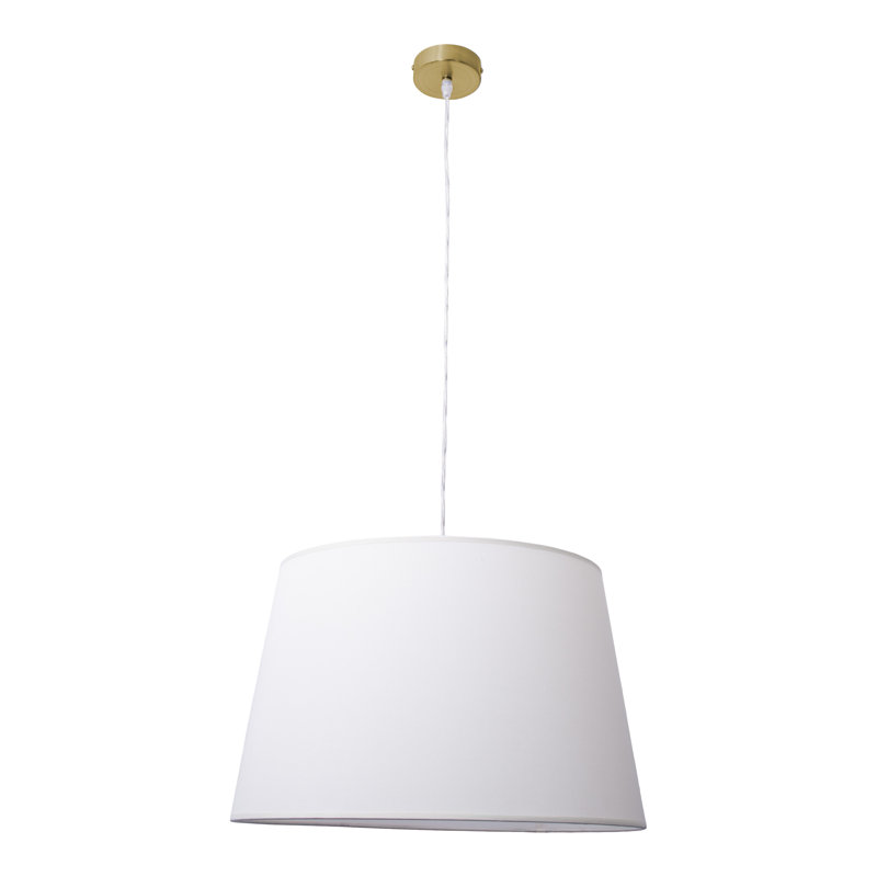 1 - Light Drum Pendant, Brass