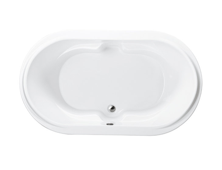 Andrea® 26 54" Air Bathtub - Matte, Drop In