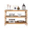 Rustic 47.98" Long 3 - Tier Console Table With Design For Entryway, Hallway And Living Room, Build, Versatile Use Cases Design, Multiple Spaces, Wood, Ample Storage Arrangement